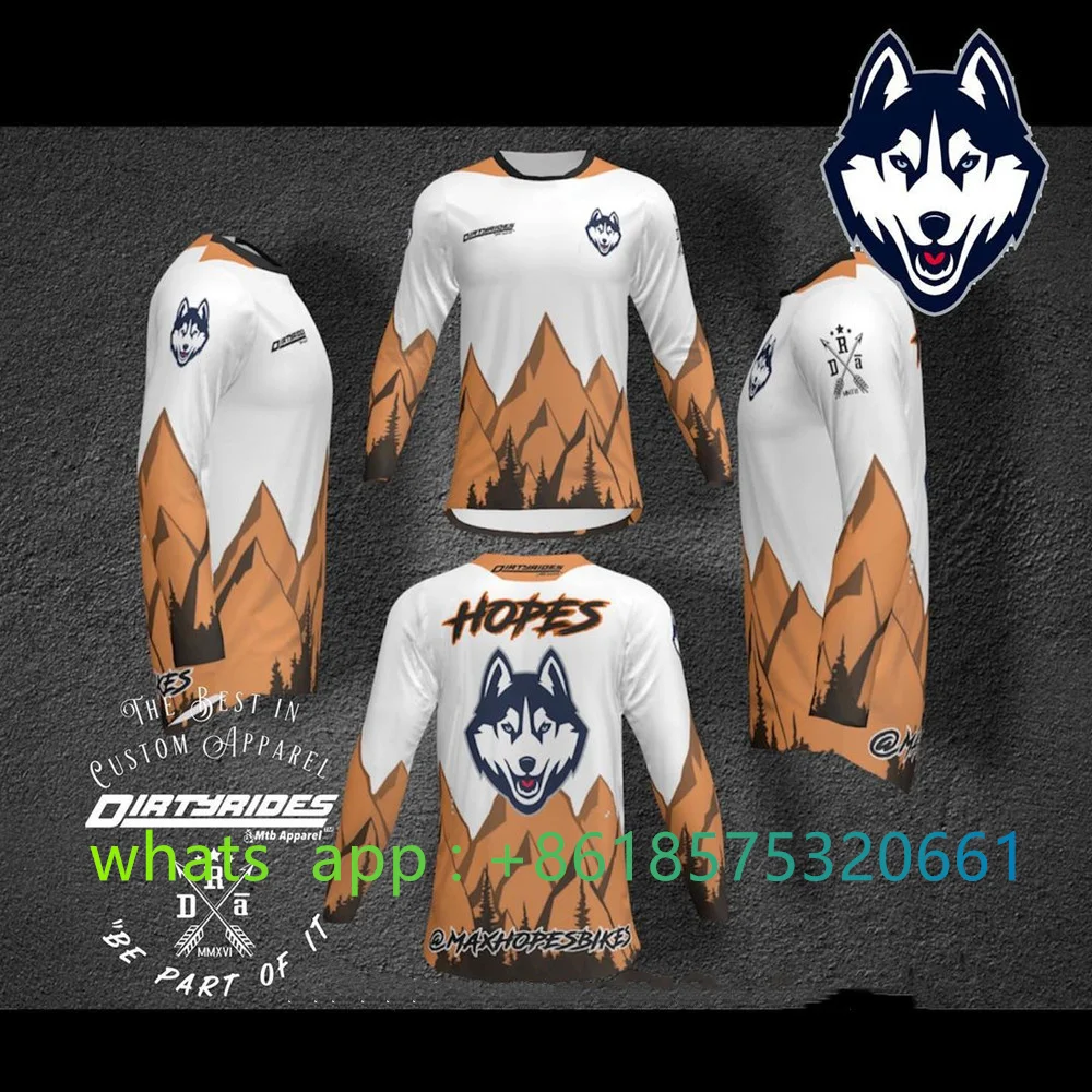 Enduro Moto Bicycle Jersey Sle - Mountain Biking Gear For Men のレビューと価格