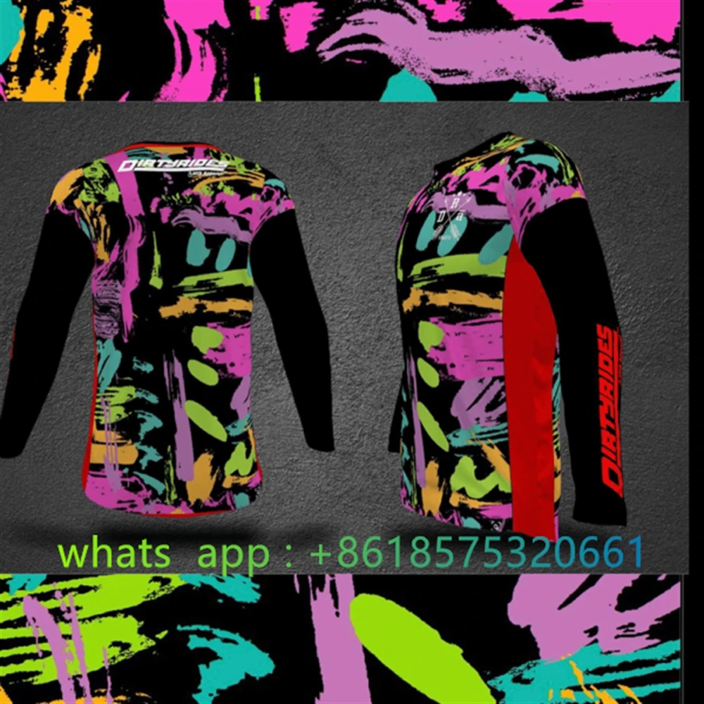 Enduro Moto Bicycle Jersey Sle - Mountain Biking Gear For Men のレビューと価格