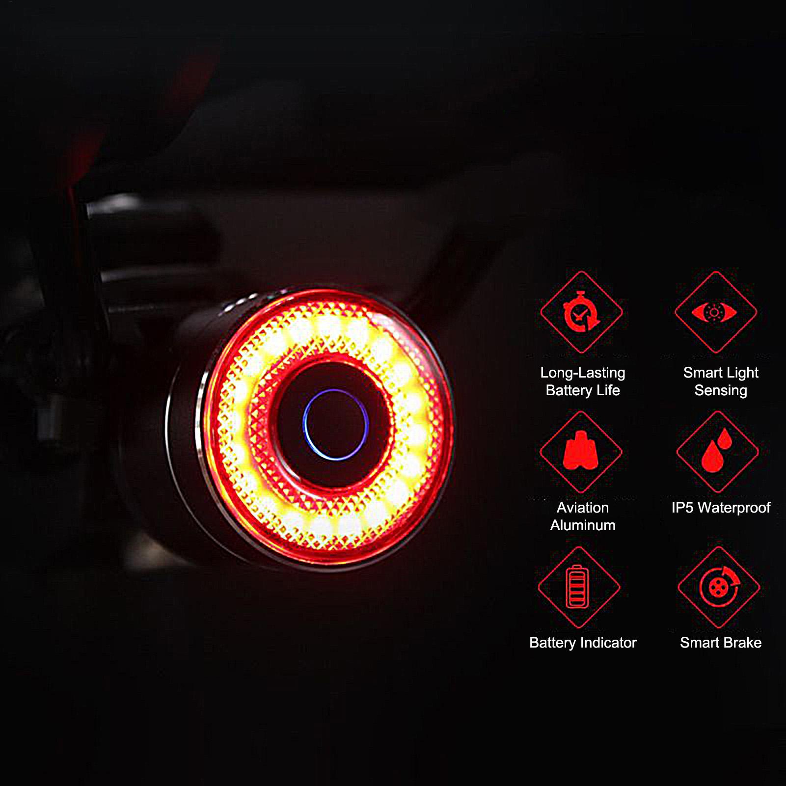 Bicycle Brake Light Smart Bike - Mountain Biking Lights のレビューと価格
