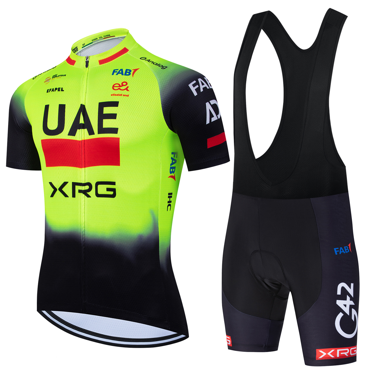Fluorescent Yellow UAE Cycling - Mountain Biking Pants For Men のレビューと価格