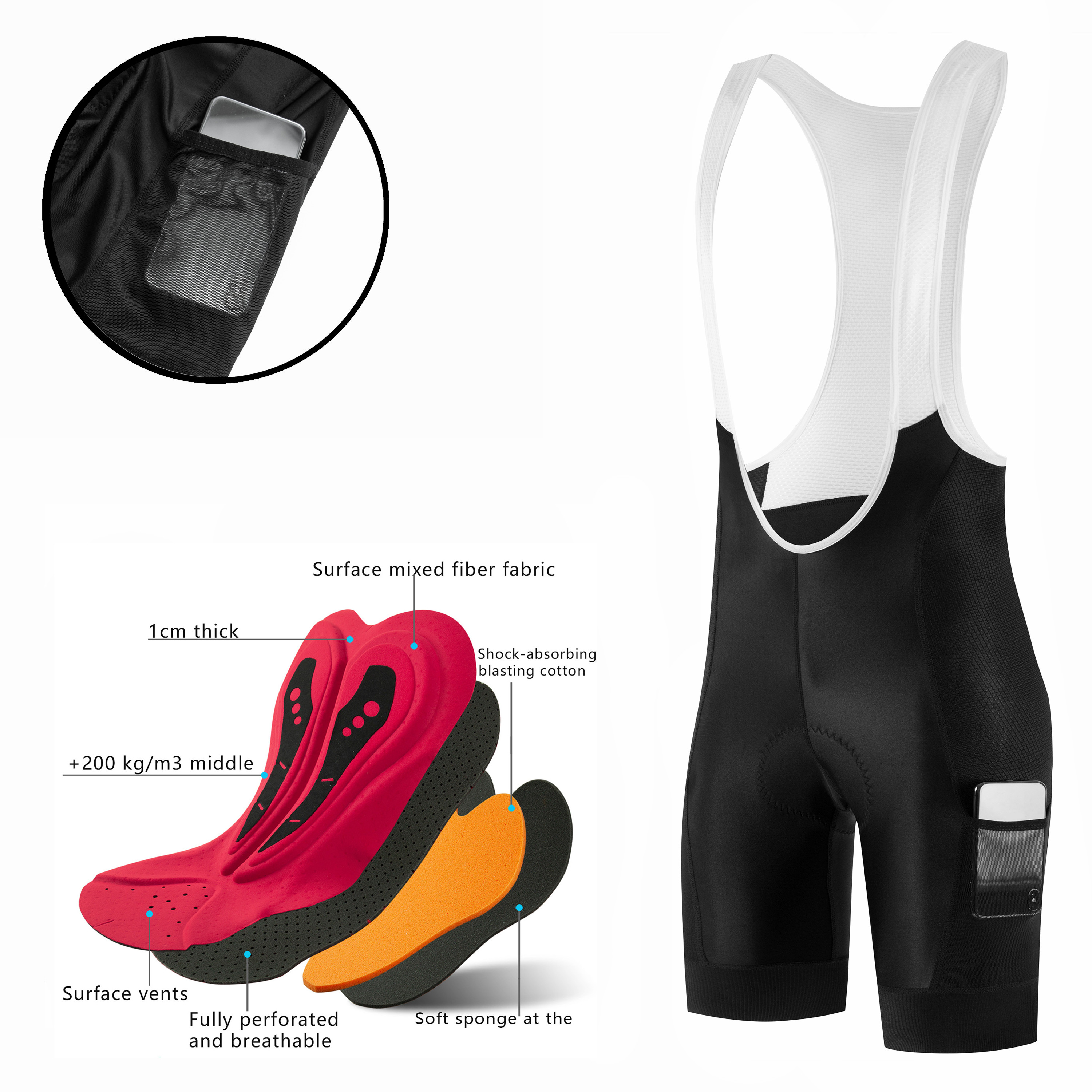 Fualrny Bicycle Bib Shorts Cyc - Mountain Biking Overalls のレビューと価格