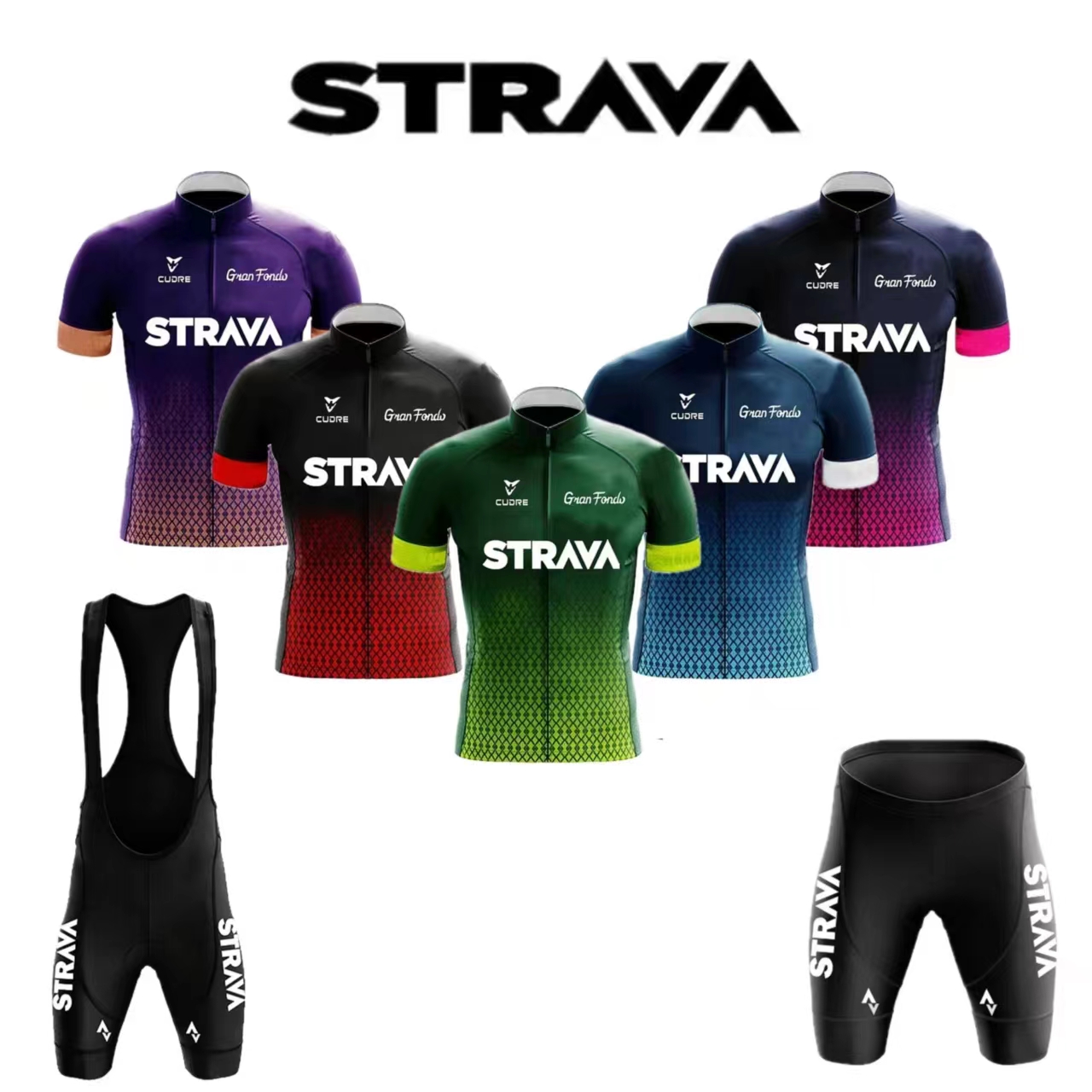 Strava Jersey Set Men's Bib Sh - Mountain Biking Pants For Men のレビューと価格