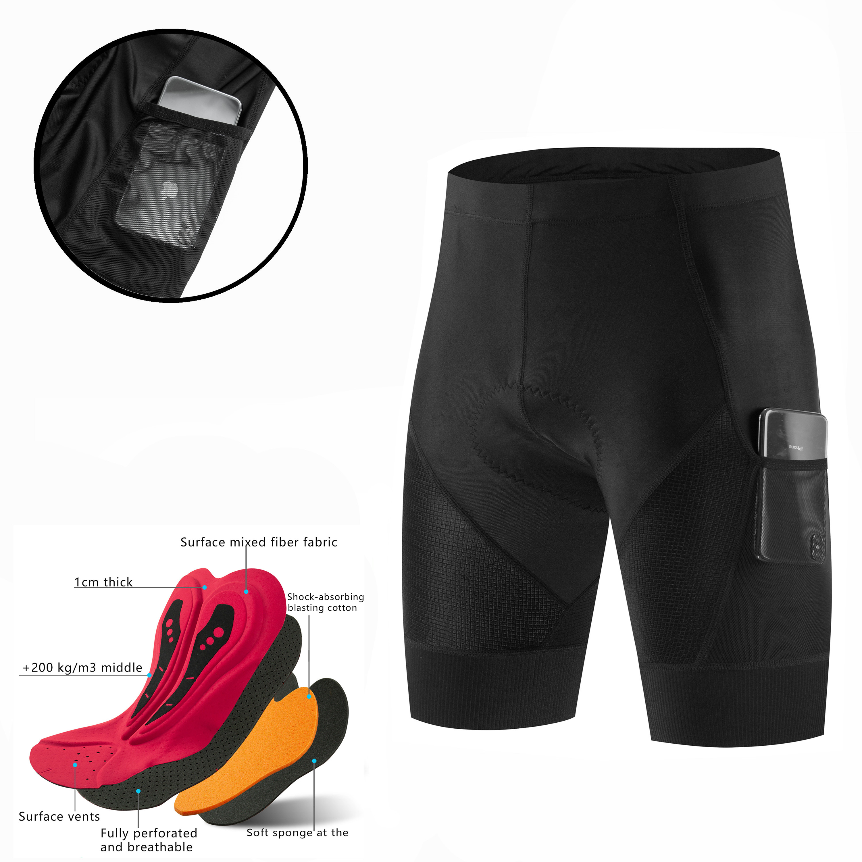 Fualrny Men's Cycling Shorts P - Mountain Biking Overalls のレビューと価格