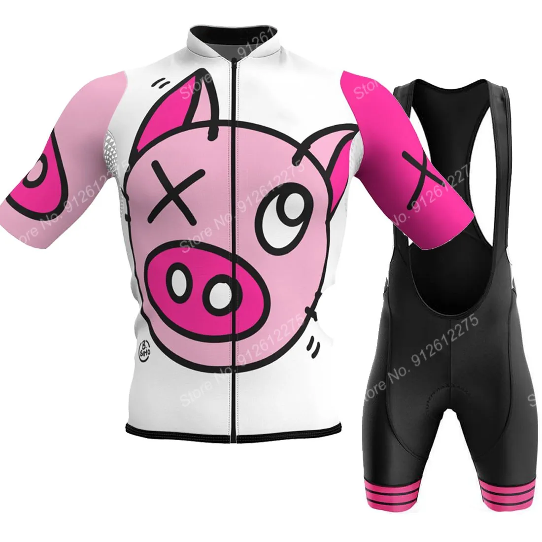 Set Cartoon Comic Pig 2023 Cyc - Mountain Biking Pants For Men のレビューと価格