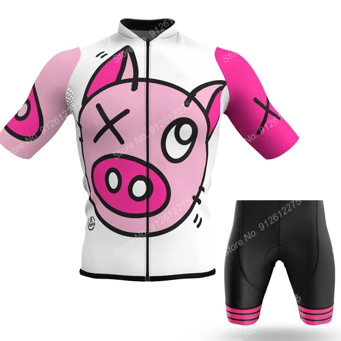 Set Cartoon Comic Pig 2023 Cyc - Mountain Biking Pants For Men のレビューと価格