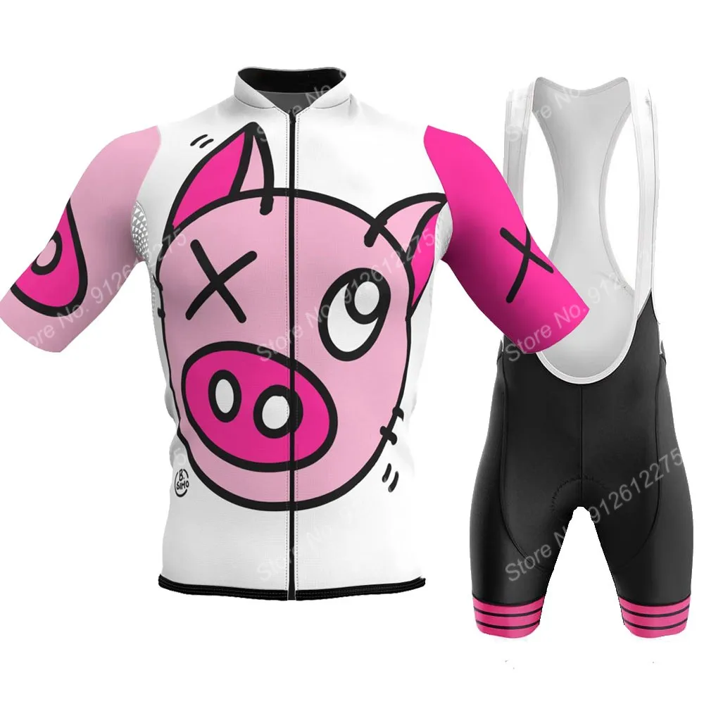 Set Cartoon Comic Pig 2023 Cyc - Mountain Biking Pants For Men のレビューと価格