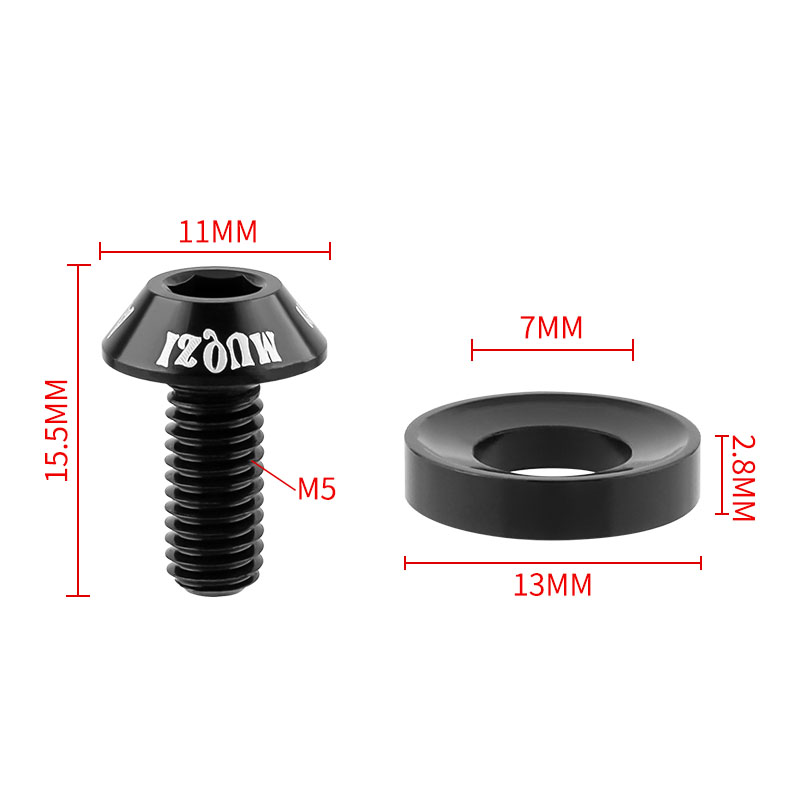 MUQZI 4PCS M5 Bike Brake Pads  - Mountain Biking Pads のレビューと価格