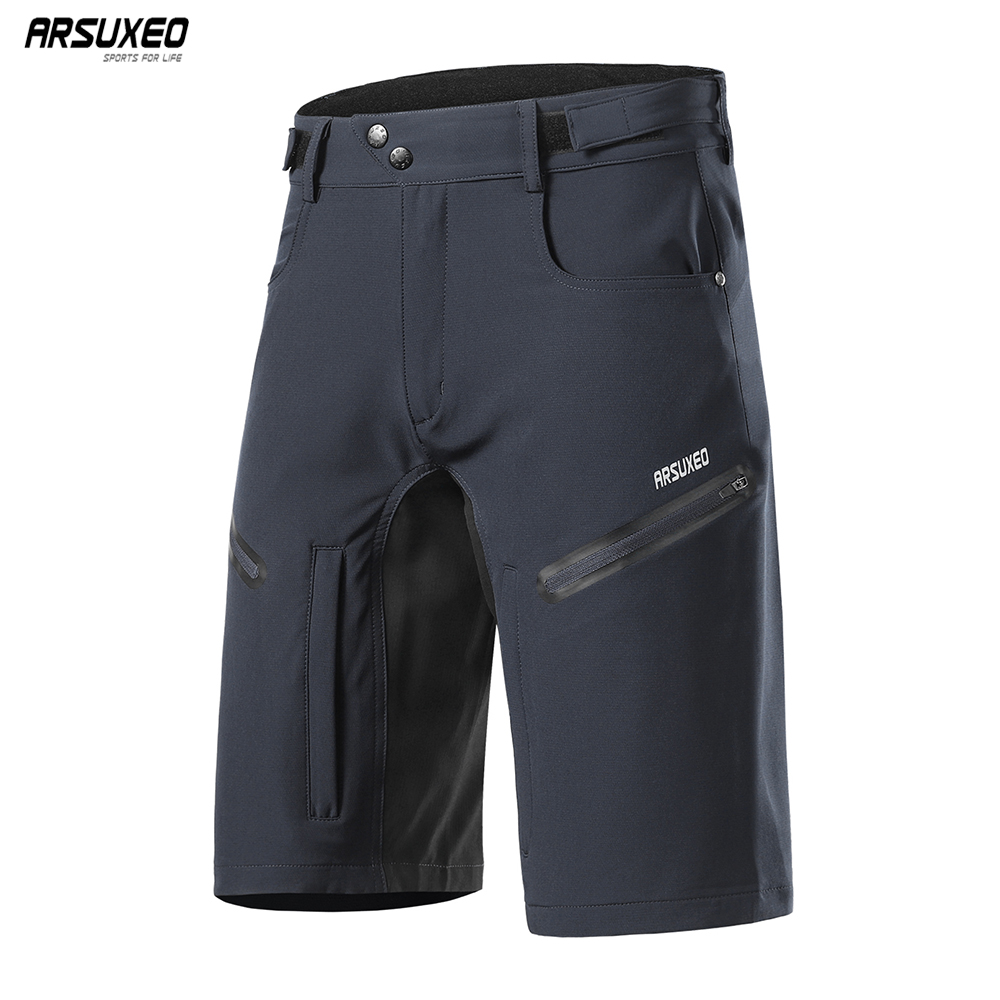 ARSUXEO Men's Cycling Shorts L - Mountain Biking Overalls のレビューと価格