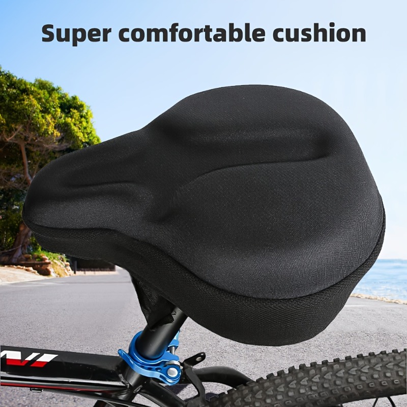 Black Wear Resistant Bike Seat - Mountain Biking Pads のレビューと価格