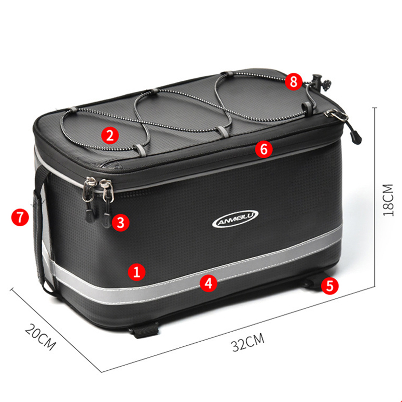 Large Capacity Bicycle Pannier - Mountain Biking Fanny Pack のレビューと価格