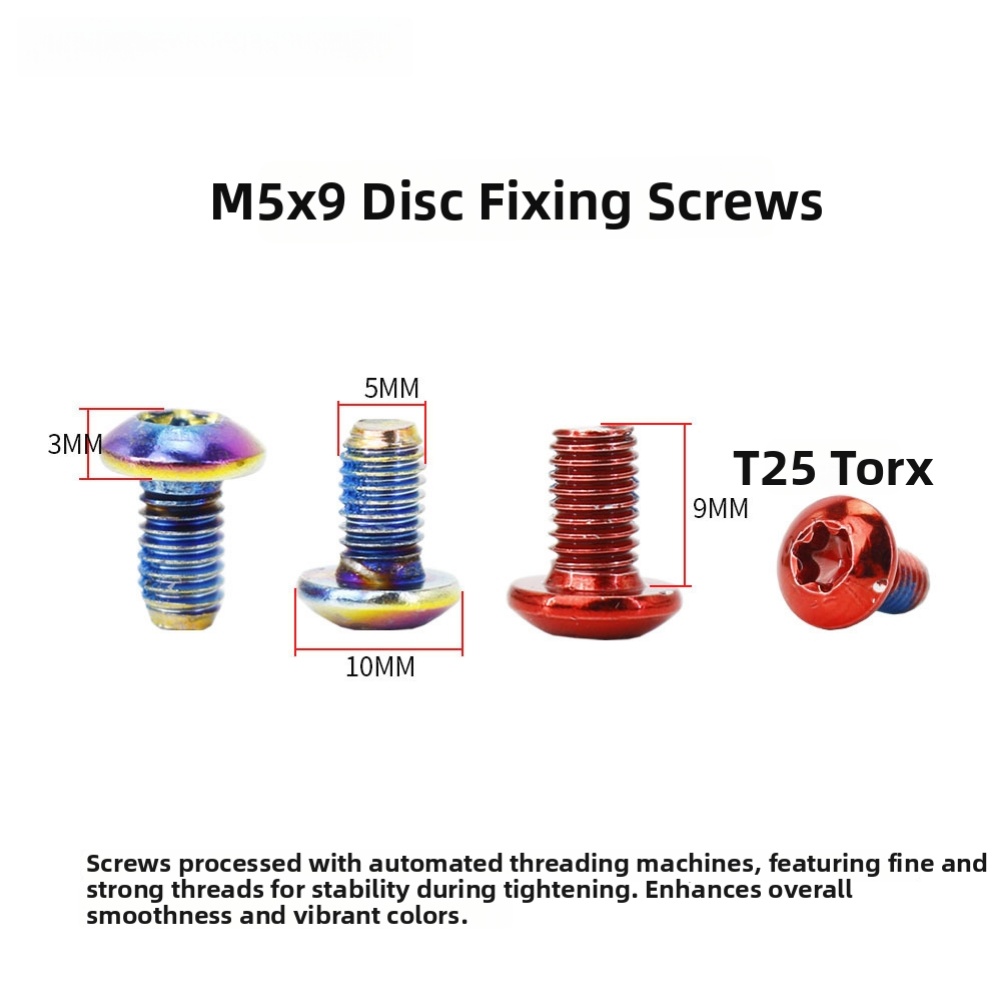 12pcs Mountain Bike Disc Screw - Mountain Biking Pads のレビューと価格